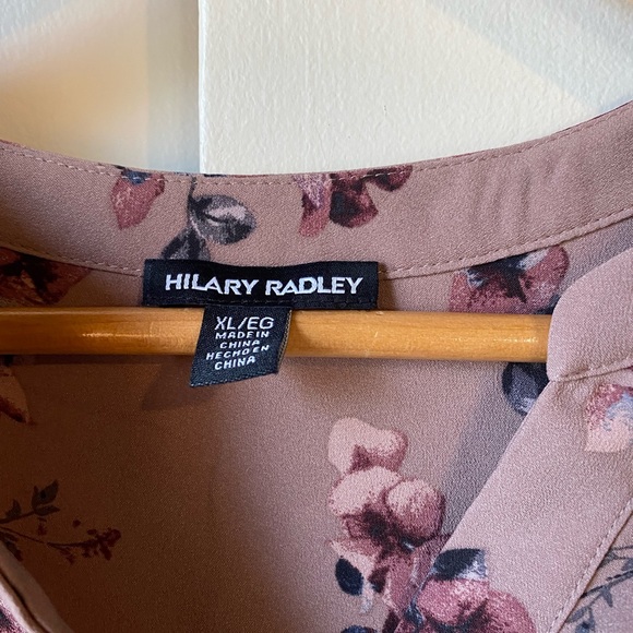 Hilary Radley Ladies Long Sleeve Blouse Size XL - Picture 3 of 10